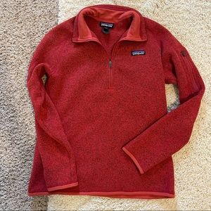 Patagonia Better Sweater Red Sz Medium